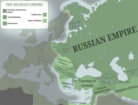 The Russian Empire And The Extend Of Her Sphere Of Influence R
