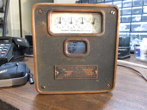 Go Withs Vintage Ge Is 4 Single Phase Switchboard Watthour Meter