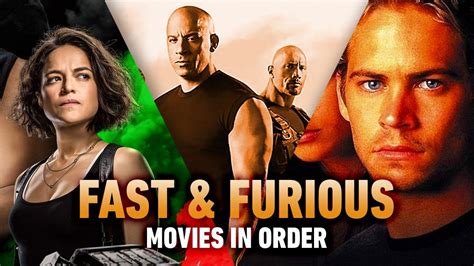 Slideshow The Fast And Furious Movies In Chronological Order