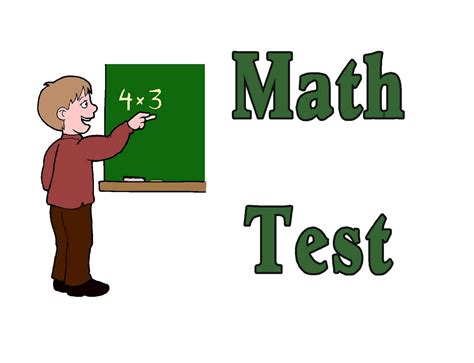 Free Posters And Signs Math Test