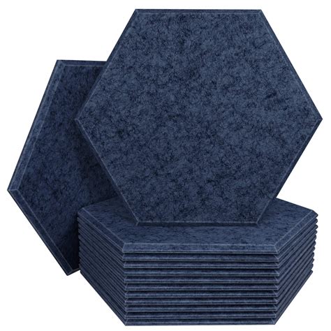 Buy DEKIRU 12 Pack Acoustic Panels Hexagon Sound Proof Padding 14 X 13