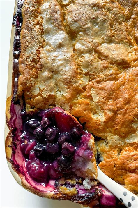 Peach Blueberry Cobbler Video Reluctant Entertainer