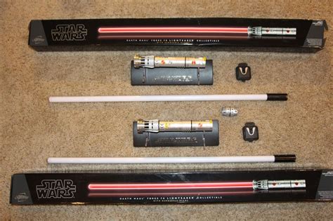 2 Star Wars Darth Maul Force Fx Lightsaber With Removable Blades