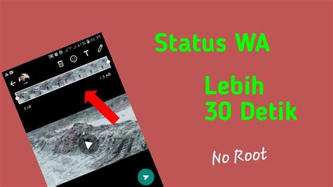Whatsapp membatasi agar video yang dikirim pada status tidak lebih dari 30 detik. Cara kirim status WhatsApp lebih dari 30 detik #tutorial ...