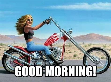 Good Morning Biker Chick