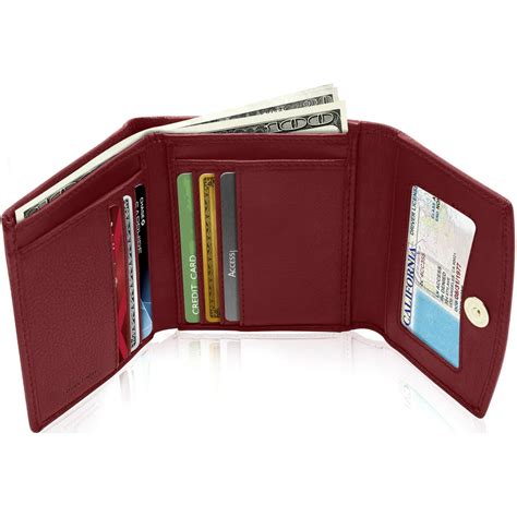 Access Denied Small Rfid Wallets For Women Leather Slim Compact