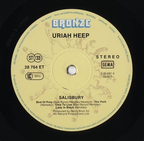 Uriah Heep 1980 Salisbury