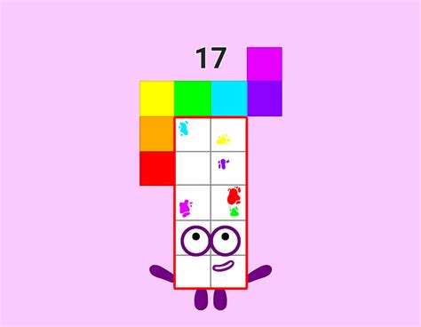 Numberblocks Requested By Someone Numberblock 17 By December24thda On