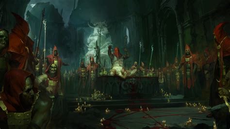 Diablo 4 Warriors With Red Dress 4k Hd Diablo 4 Wallpapers Hd