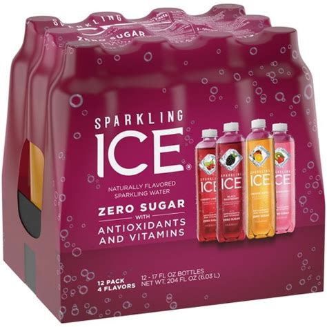 So a wrap of 12 liters of water in very light plastic bottles weigh 12 kilograms or 12 x 2.2 lb = 26.4 lb. Sparkling Ice® Variety Pack-Black Raspberry/Orange Mango ...