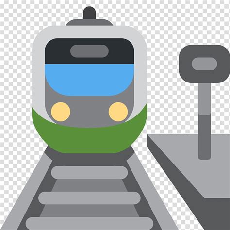 Emoji Rail Transport Trolley Train Train Station Rapid Transit