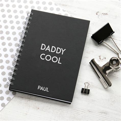 Personalised Daddy Cool Notebook By Jinb