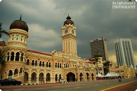 Architectural landmark on dataran merdeka, independence square. A.X.I.M.U.D: SULTAN ABDUL SAMAD BUILDING ...