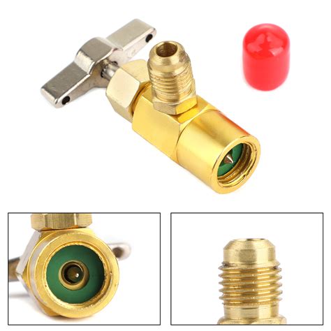 R134a Refrigerant Ac Can Bottle Tap 12acme Thread Alloy Adapter Opener