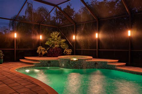 Florida Pool Cage Lightslanai Lighting Pool Enclosure Lighting
