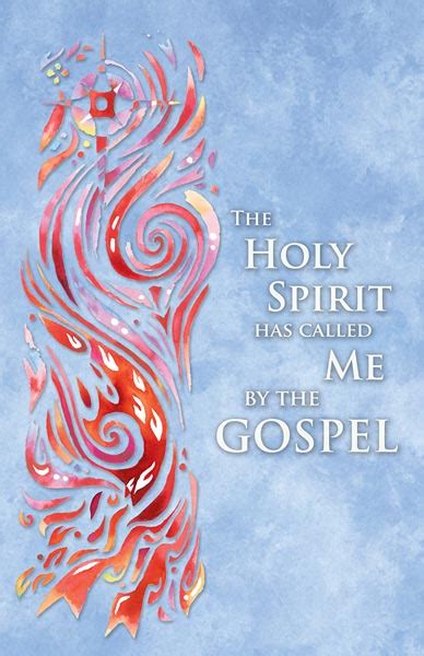 The Holy Spirit Has Called Me By The Gospel Confirmation Bulletin