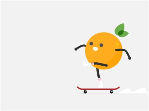 Skate Orange By Kankan On Dribbble