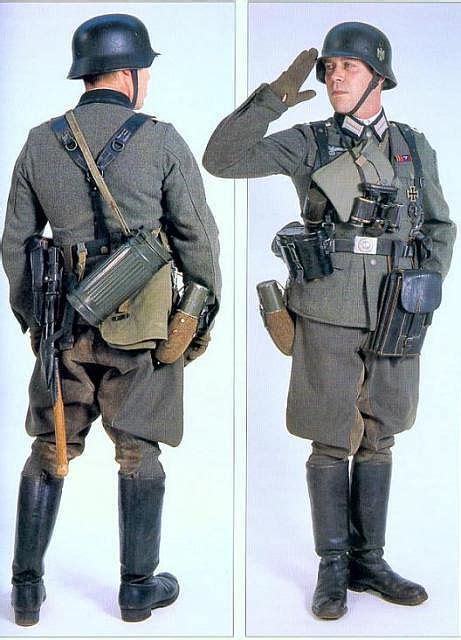 el uniforme y equipo de combate aleman mundo historia wwii uniforms wwii german uniforms