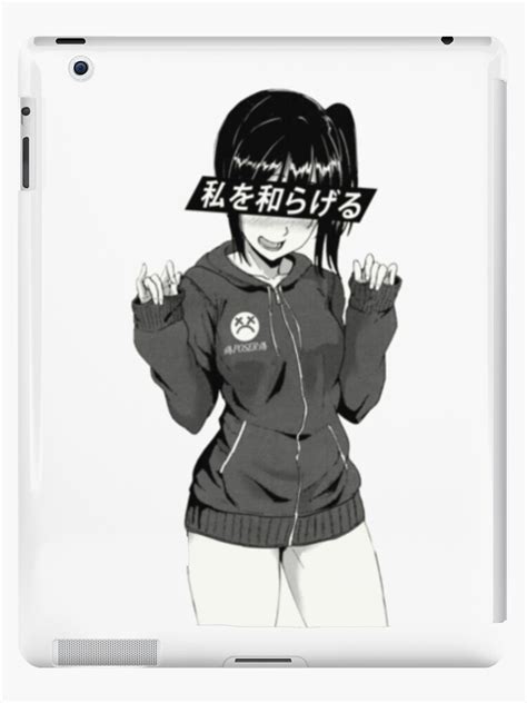 Sad Aesthetic Anime Girl Ipad Case And Skin By Paragon15404 Redbubble