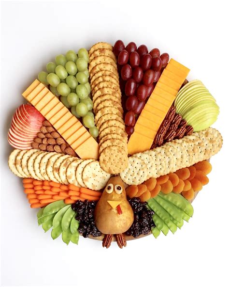 Turkey Snack Board By The Bakermama Thanksgiving Snacks Turkey