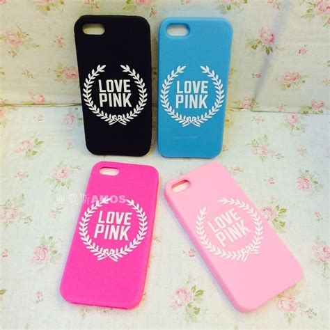 Love Pink Victorias Secret Silicone Soft Dustproof Case For Iphone 5s