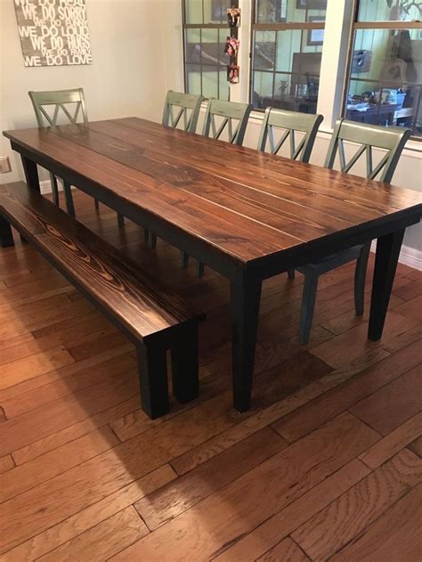 Benches with dining tables are also suitable for casual dining restaurants for a more communal dining experience. Farmhouse Table in 2020 | Farmhouse dining room table ...