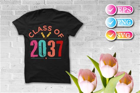 Class Of 2037 T Shirt Svg File Illustration Par Shahadatarman13