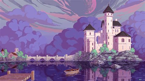 Pixel Castle By Fromfable Rpixelart