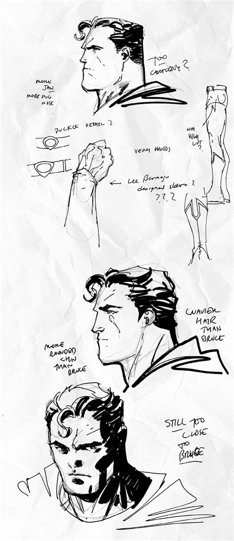 Cool Comic Art On Twitter Superman Sketches By Jim Lee Jimlee