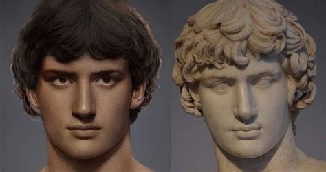 Reconstruction Of The Image Of Antinous Emperor Hadrians Loveradv