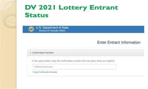DV Lottery 2021 Results_LinkDiversity Visa 2020 Lottery Entrant Status