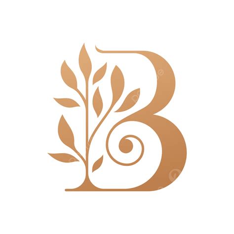 Gambar Huruf B Desain Logo Bunga Awal B Kecantikan Floral Png Dan