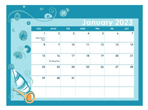 2023 Calendar Template In Colorful Design Free Printable Templates