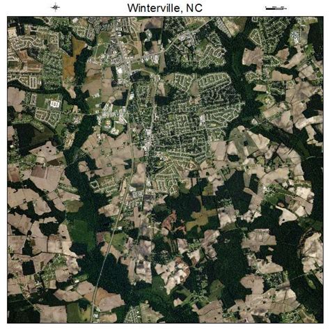 Aerial Photography Map Of Winterville Nc North Carolina