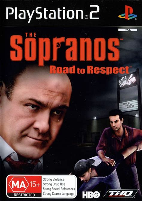 The Sopranos Road To Respect Cover Or Packaging Material MobyGames