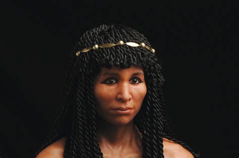 The Reconstructed Face Of An Egyptian Mummy Known As The Gilded Lady A 40 Something Woman From