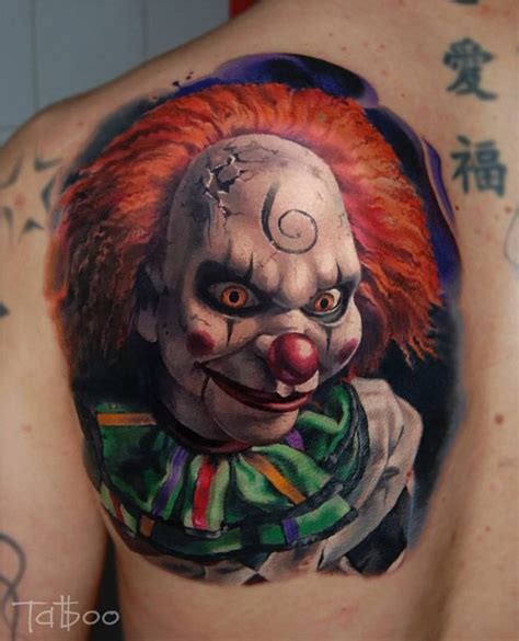 40 Best Clown Tattoo Designs