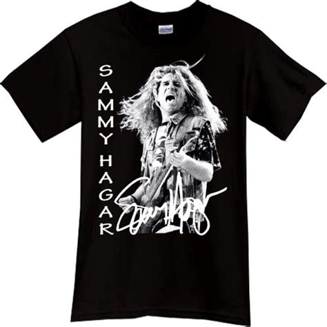 Sammy Hagar 5 Rock Band Black T Shirt Tshirt Tee