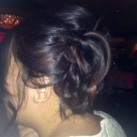 Side Profile Of My Side Updo Side Updo Hair Styles Hair