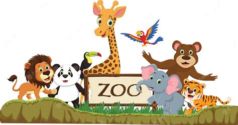 Premium Vector Illustration Of Funny Zoo Animal Cartoon