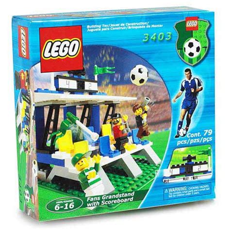 Lego Soccer Fans Grandstand With Scoreboard