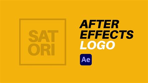 Motion Graphics How To Animate Your Logo In Adobe After Effects Youtube
