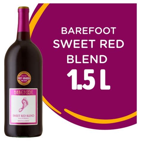 Barefoot Cellars Sweet Red Blend Red Wine 15l 15 L Frys Food Stores