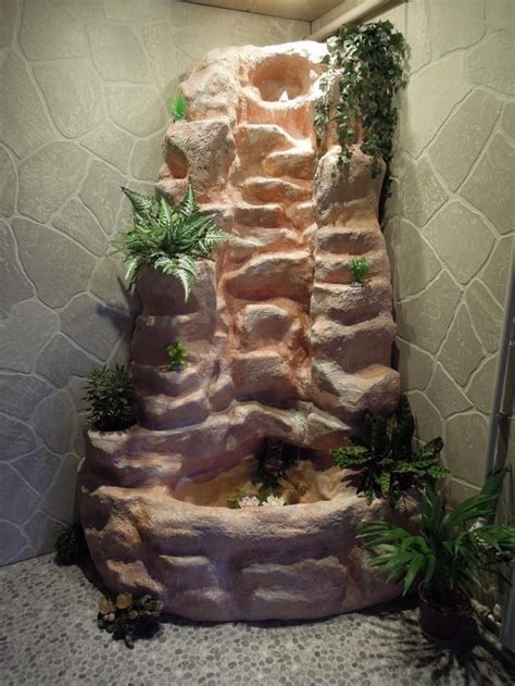 You can build this beautiful artesian fountain in just two days. 4 Plaster, Architecture, Waterfall, Home Decor, Planter Pots, Patios, Rock Waterfall, Gardenin ...