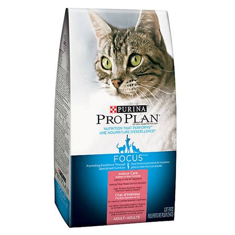 That's why purina pro plan brand pet food uses only high quality ingredients, scientifically formulated to. Purina® Pro Plan® Focus Indoor Adult Cat Food - Salmon ...