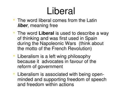 Ppt The Origins Of Liberalism Powerpoint Presentation Free Download