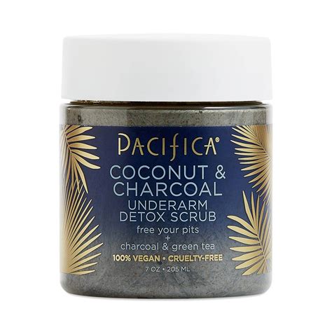 Pacifica Underarm Detox Scrub Coconut And Charcoal Thrive Market