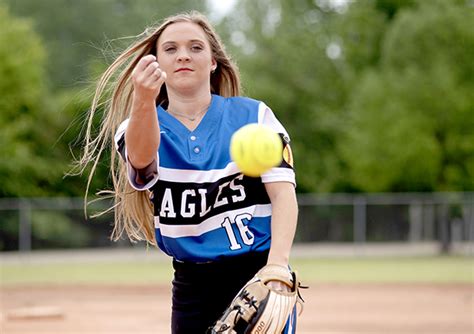 Pca Pitcher Embry Is The Posts Softball Player Of The Year For A