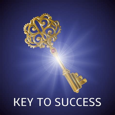 Free Vector Key To Success