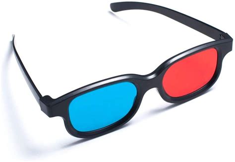 Buy 3d Red Blue Cyan Anaglyph Simple Style Glasses Movie Game Extra